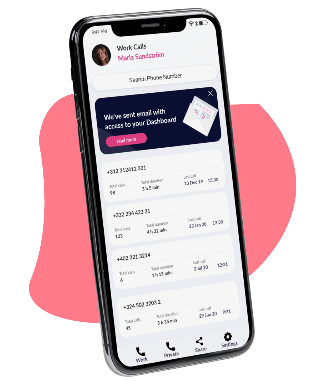 1 Mobile App for Automatic Call Logging to Salesforce®